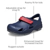 Crocs Kids All Terrain Fisherman Sandal (Toddler)(Navy/Pepper)
