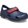 Crocs Kids All Terrain Fisherman Sandal (Toddler)(Navy/Pepper)