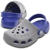 Crocs Kids’ Classic Clogs(Smoke/Cerulean Blue)
