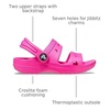 Crocs Kids’ Classic Glitter Sandals(Juice)