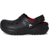 Crocs Kids’ Classic Lined Kids Clog(Buffalo Plaid/Black/Varsity Red 1)
