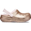 Crocs Kids’ Classic Lined Kids Clog(Gold/Barely Pink)