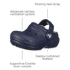 Crocs Kids’ Classic Lined Kids Clog(Navy/Charcoal)