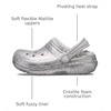 Crocs Kids’ Classic Lined Kids Clog(Silver/Silver)
