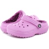 Crocs Kids’ Classic Lined Kids Clog(Taffy Pink)
