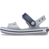 Crocs Kids’ Crocband Sandals(Light Grey/Navy)