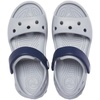 Crocs Kids’ Crocband Sandals(Light Grey/Navy)
