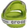 Crocs Kids’ Crocband Sandals(Volt Green/Smoke)