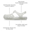 Crocs Kids Isabella Fisherman Sandal(Silver Glitter)