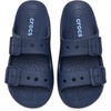 Crocs Kids Saturday Sandal (Little Kid/Big Kid)(Navy)