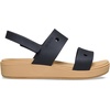 Crocs Kids Unisex Brooklyn Sandals (Little Kid/Big Kid)(Black/Cashew)