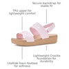 Crocs Kids Unisex Brooklyn Sandals (Little Kid/Big Kid)(Pink Milk/Cashew)