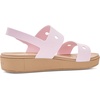 Crocs Kids Unisex Brooklyn Sandals (Little Kid/Big Kid)(Pink Milk/Cashew)