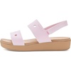 Crocs Kids Unisex Brooklyn Sandals (Little Kid/Big Kid)(Pink Milk/Cashew)