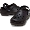 Crocs Women’s Classic Lined Platform Clogs(Black)