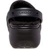 Crocs Women’s Classic Lined Platform Clogs(Black)