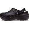 Crocs Women’s Classic Lined Platform Clogs(Black)