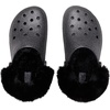 Crocs Women’s Classic Lined Platform Clogs(Black Glitter)