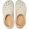 Crocs Women’s Classic Lined Platform Clogs(Bone)