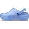 Crocs Women’s Classic Lined Platform Clogs(Moon Jelly)