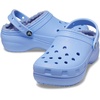 Crocs Women’s Classic Lined Platform Clogs(Moon Jelly)