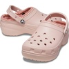 Crocs Women’s Classic Lined Platform Clogs(Pink Clay)
