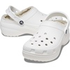 Crocs Women’s Classic Lined Platform Clogs(White)