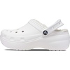 Crocs Women’s Classic Lined Platform Clogs(White)