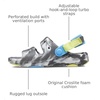 Crocs unisex-child Classic All Terrain Sandals(Slate Grey/Marbled Tie-dye)