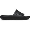 Crocs unisex-child Classic Slide V2 (Little Kid/Big Kid)(Black)