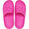 Crocs unisex-child Classic Slide V2 (Little Kid/Big Kid)(Pink Crush)