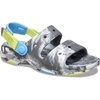 Crocs unisex-child Classic All Terrain Sandals(Slate Grey/Marbled Tie-dye)