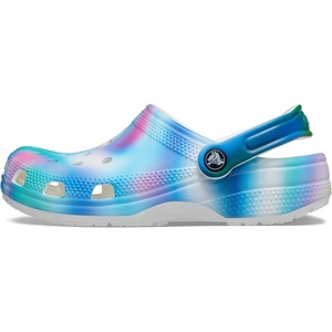 Crocs Kids’ Classic Clogs(White/Multi Solarized)