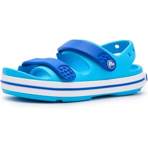 Crocs Kids’ Crocband Cruiser Sandals | Casual Sandals(Venetian/Blue Bolt)