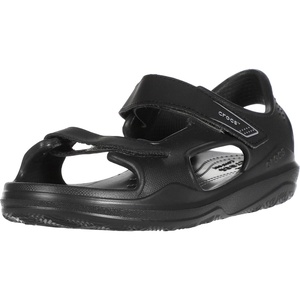 Crocs Kids’ Swiftwater Expedition Sandals(Black/Slate Grey)