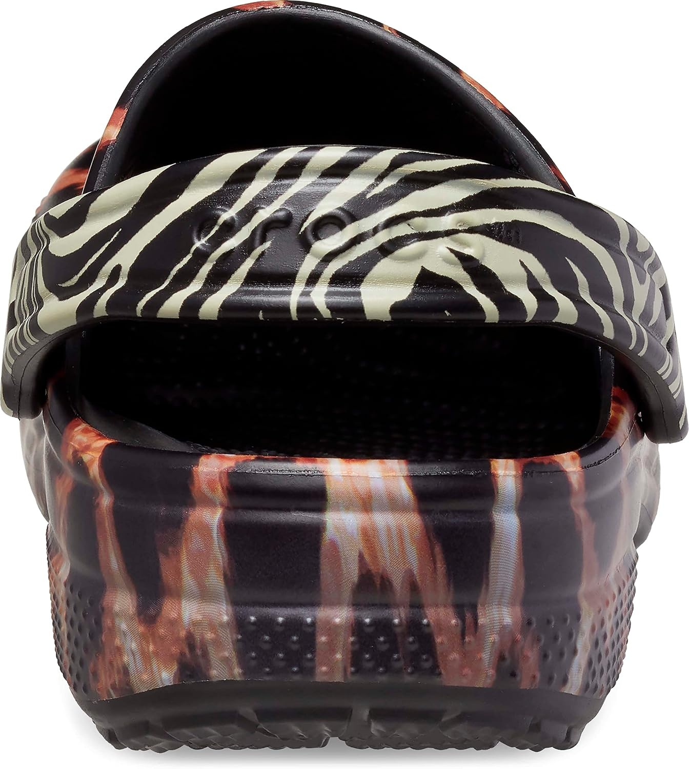 image:imageCrocs Athens Thong SandalBlackMulti Animal Remix