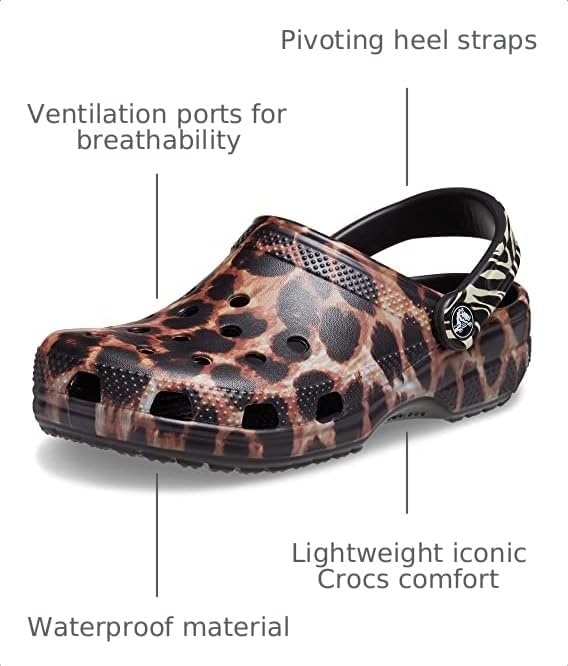 image:imageCrocs Athens Thong SandalBlackMulti Animal Remix
