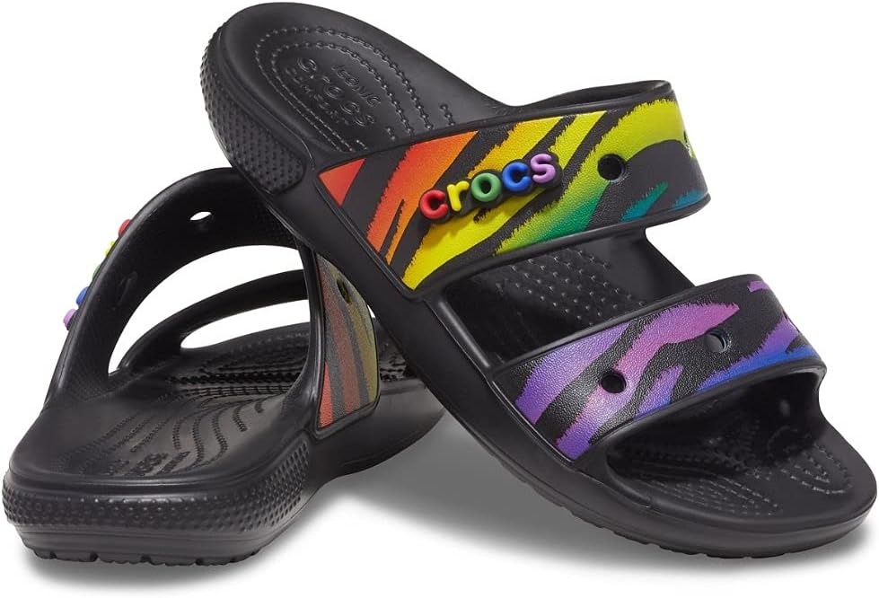 image:imageCrocs Athens Thong SandalRainbow Animal Print