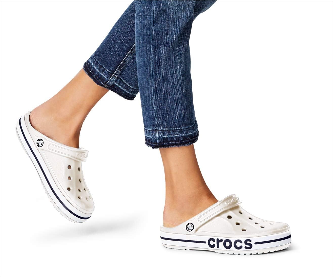 image:imageCrocs Athens Thong SandalWhiteNavy