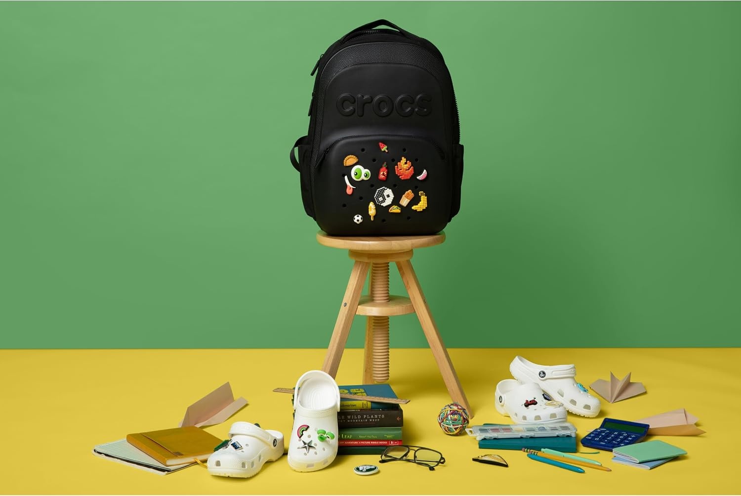 image:imageCrocs Classic Backpack Personalize with Jibbitz Charms Black One SizeBlack