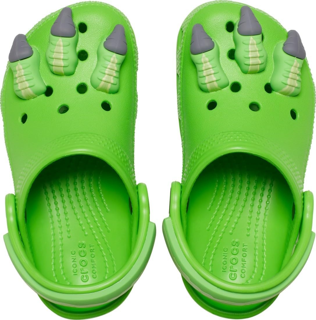 image:imageCrocs Kids Classic I AM ClogsGreen SlimeDinosaur
