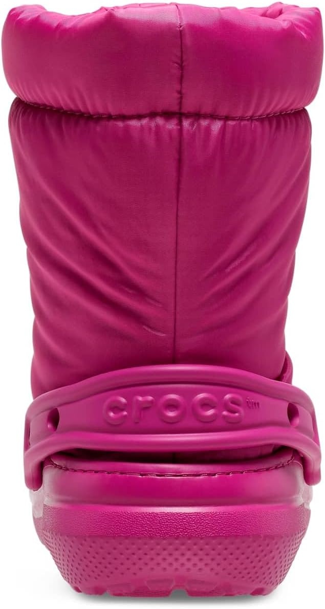 image:imageCrocs Kids Classic Lined Neo Puff Boot Snow BootsFuchsia Fun