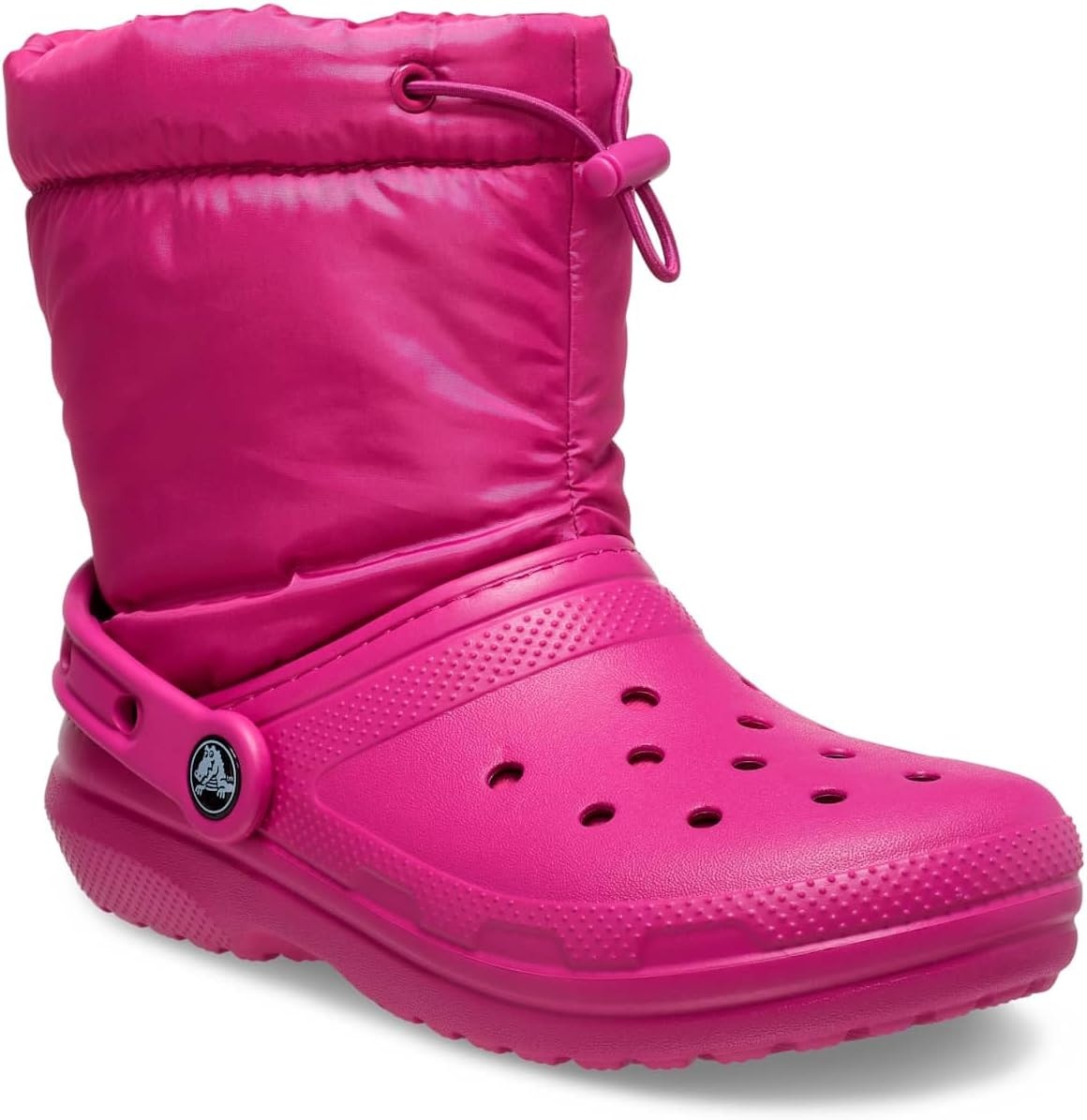 image:imageCrocs Kids Classic Lined Neo Puff Boot Snow BootsFuchsia Fun