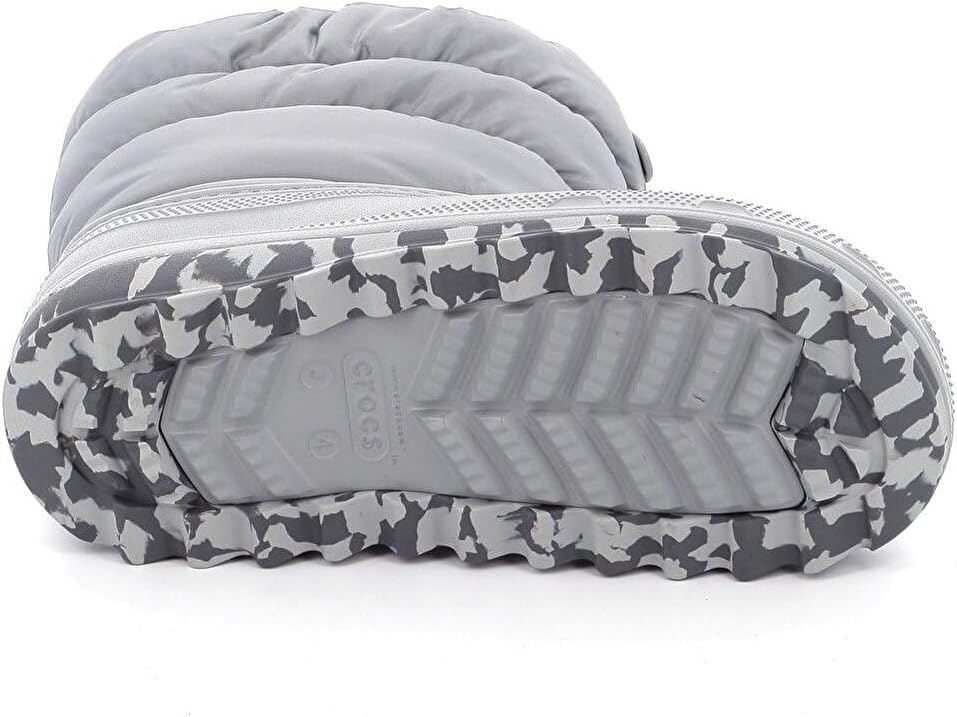 image:imageCrocs Kids Classic Lined Neo Puff Boot Snow BootsGrey