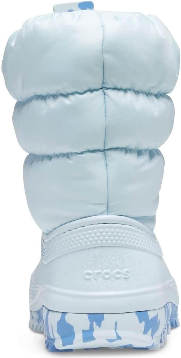 image:imageCrocs Kids Classic Lined Neo Puff Boot Snow BootsMineral Blue