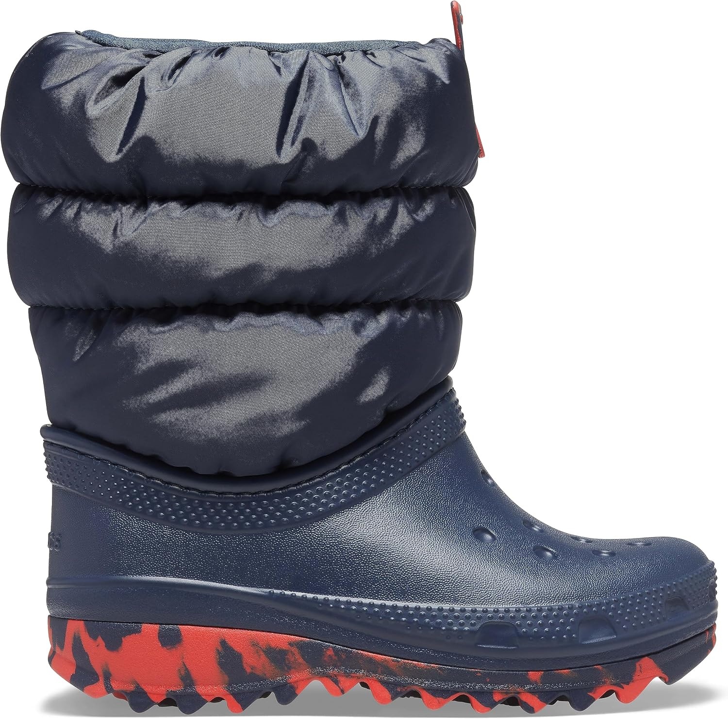image:imageCrocs Kids Classic Lined Neo Puff Boot Snow BootsNavy