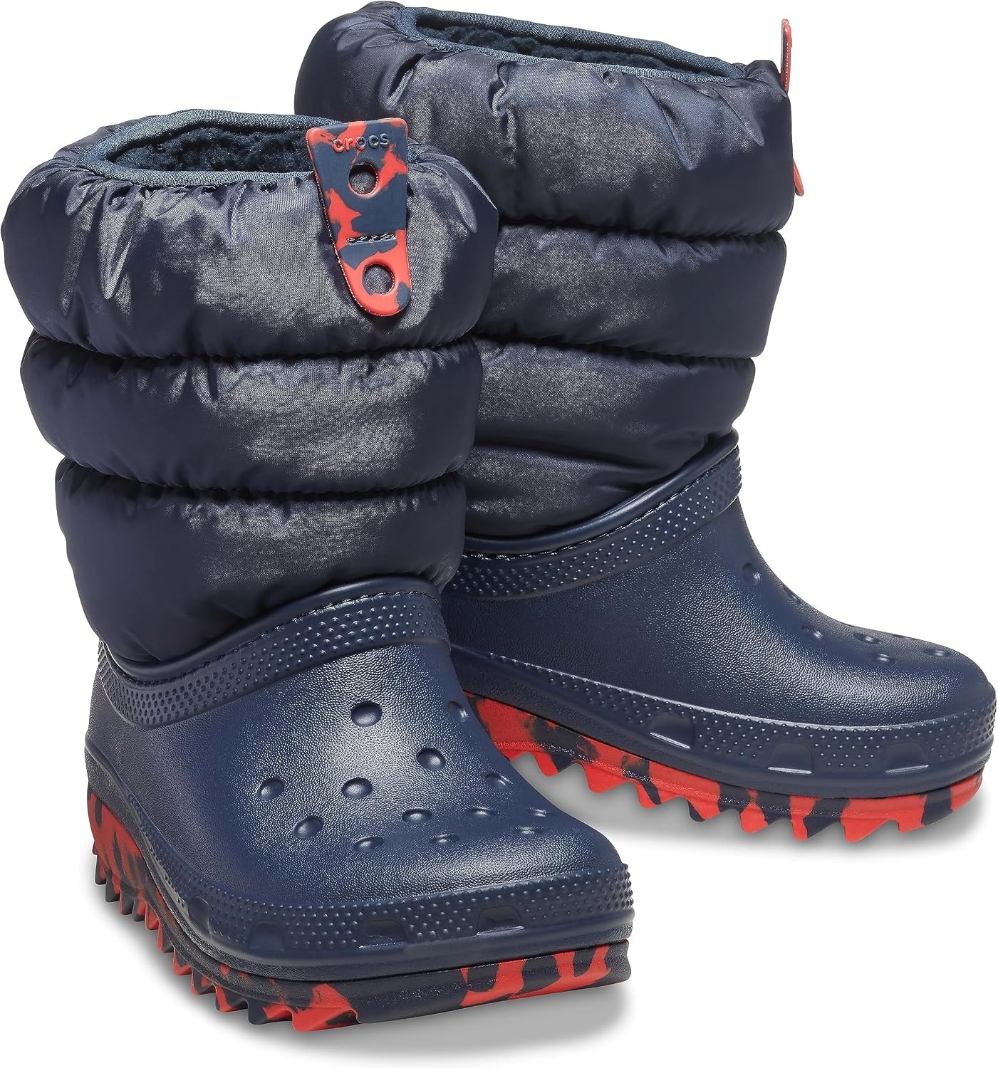 image:imageCrocs Kids Classic Lined Neo Puff Boot Snow BootsNavy