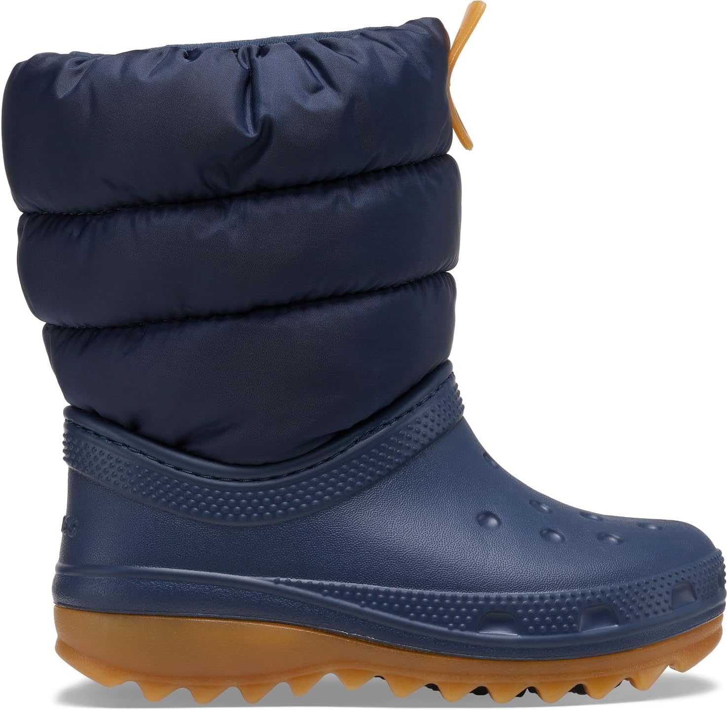 image:imageCrocs Kids Classic Lined Neo Puff Boot Snow BootsNavyGum