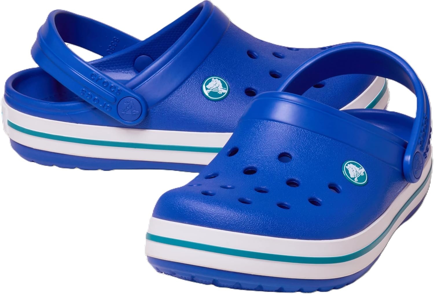 image:imageCrocs Kids Crocband ClogsBlue BoltTurbo Teal