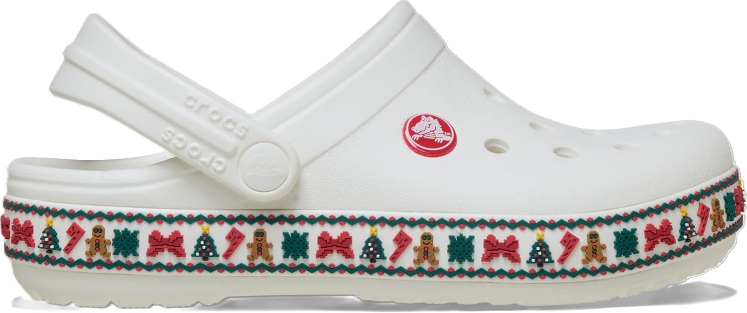 image:imageCrocs Kids Crocband ClogsWhite Holiday